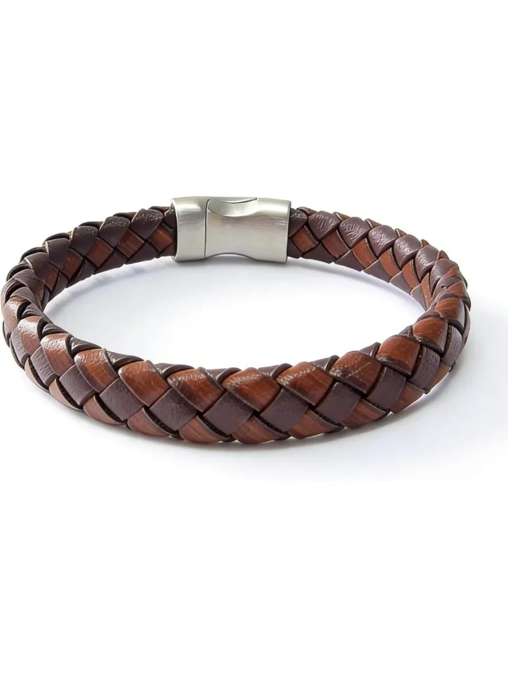 Stylish Italian Leather Bracelet for Men - Perfect Jewelry Gift for Him